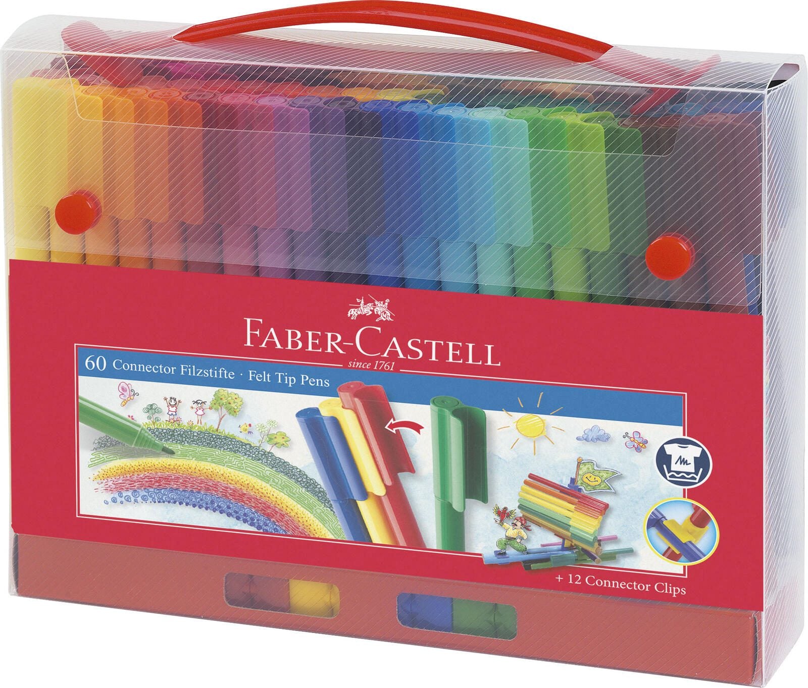 FABER-CASTELL Filzstifte Mehrfarbig 3.0 mm FABER-CASTELL Filzstifte Mehrfarbig 3.0 mm